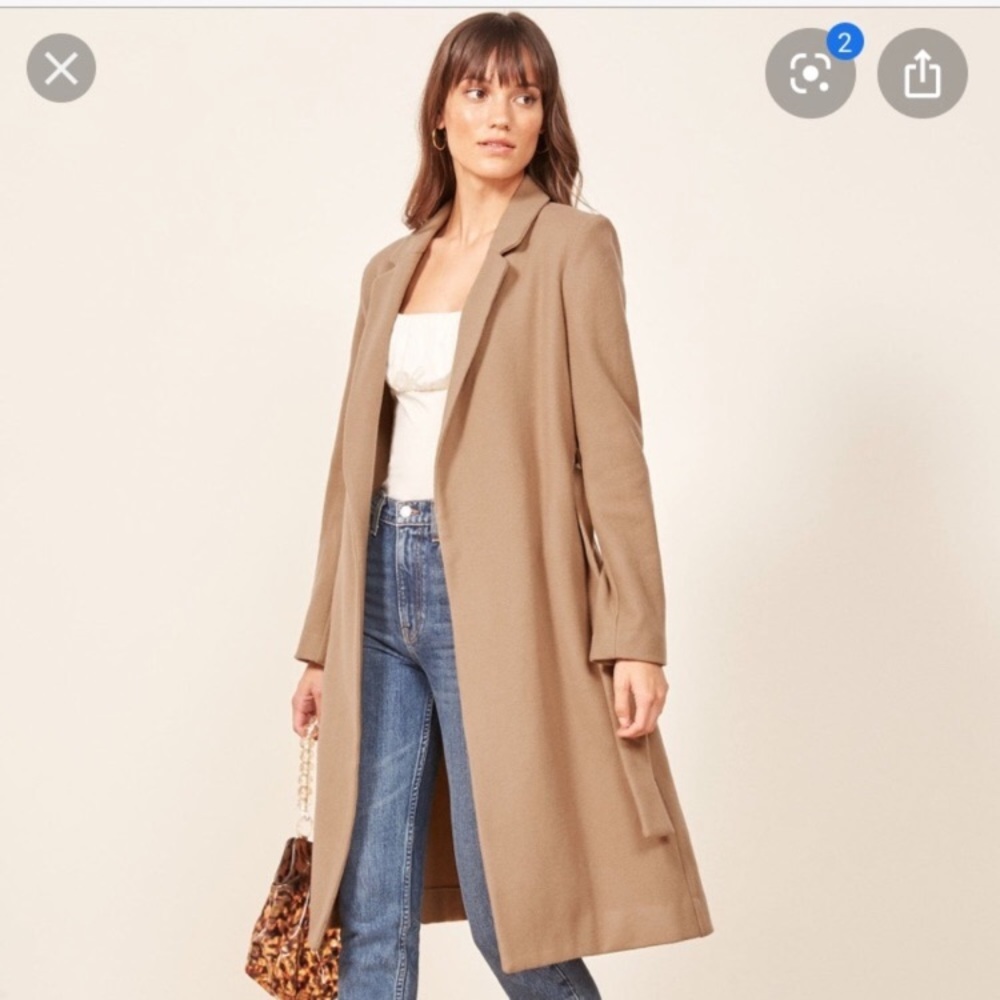 Reformation Barton Wool Blend coat